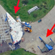Illustration for article titled Aerial Photo Exposes New Star Wars Millennium Falcon And X-Wing